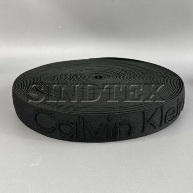 Резинка брендированная CK 4 см - черный