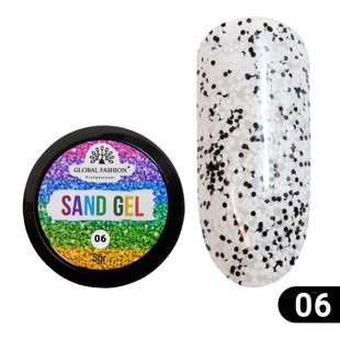 Гель-фарба "SAND GEL" Global Fashion 5 гр №06