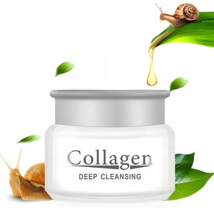 Коллагеновый крем для лица Collagen Deep Cleansing с муцином улитки, 80гр