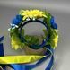 Віночок дитячий на обручі зі стрічками - волошки