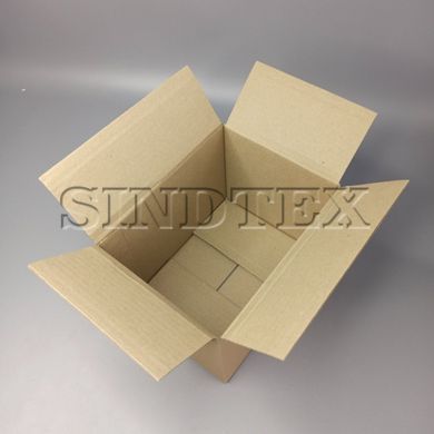 Картонна коробка чотириклапанна 200 х 150 х 140 мм бурий 10шт