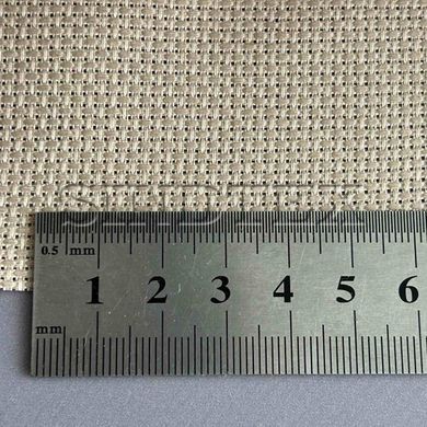 Канва Airo для вишивання щільна 14CT JH, ширина 50см - 5м - бежевий