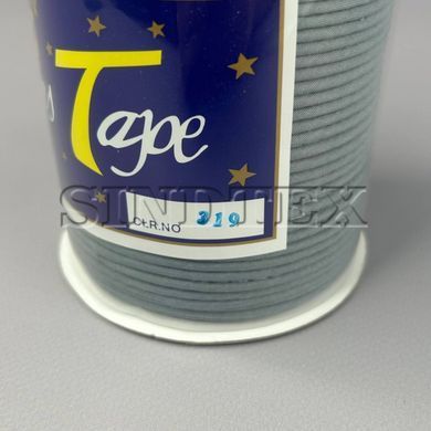 Кант бавовна 50% поліестер - сірий (319)