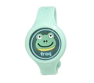 Детский силиконовый браслет от комаров Green Frog, светящийся