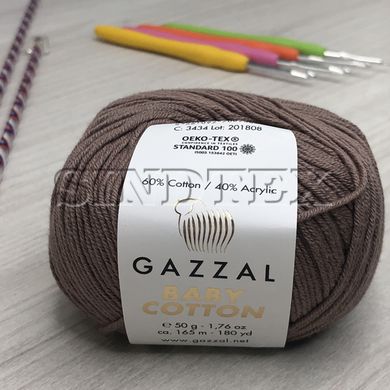 Пряжа Gazzal Baby Cotton цвет 3434 Гляссе