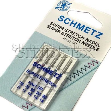 Голка Super stretch HAX1 SP № 75-90 для еластичних тканин - 5шт