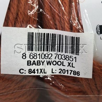 Пряжа Gazzal &ndash; Baby Wool XL колір 841 Теракот