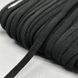 Резинка для бретель плоска 5 мм - чорна матова