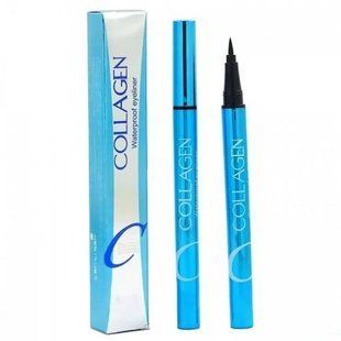 Водостійка підводка-фломастер для очей Collagen Waterproof Eyeliner