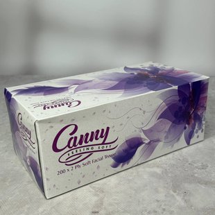 Canny, 200 шт, Салфетки двухслойные, белые