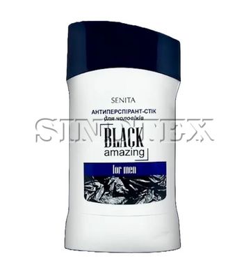 Мужской антиперспирант-стик Senita Black Amazing, 50мл