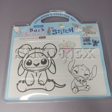 Раскраска А5 StitcH6 листов,карандаши.краски.кисточка