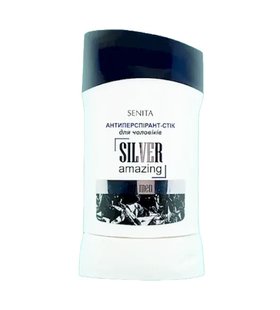 Мужской антиперспирант-стик Senita Silver Amazing, 50мл