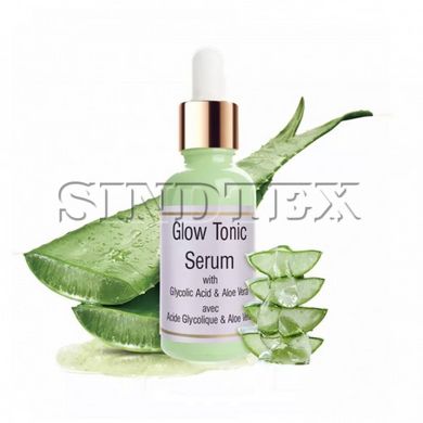 Зволожувальна сироватка для обличчя Glow Tonic Serum з Алое Вера, 30ml