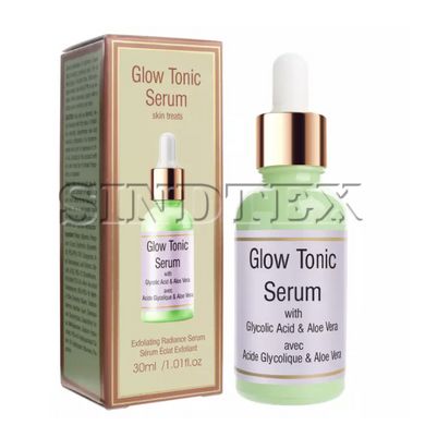 Зволожувальна сироватка для обличчя Glow Tonic Serum з Алое Вера, 30ml