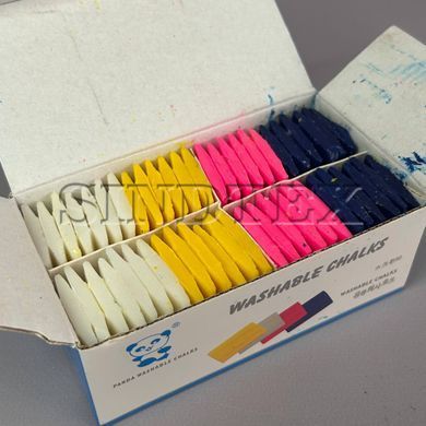 Кравецька крейда-мило Panda Washable Chalks, 50 шт &mdash; різнокольорове
