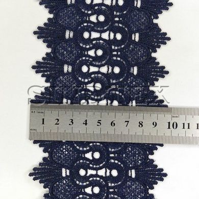 Мереживо макраме Sindtex 9 см (20 м) колір-синій темний (23-Y12169-9)