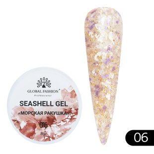 Гель для ногтей Seashell Gel "Морская ракушка" 8гр. №06