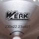 Диск пильный 230х22.23 мм 40 зуб. по дереву Werk 36116