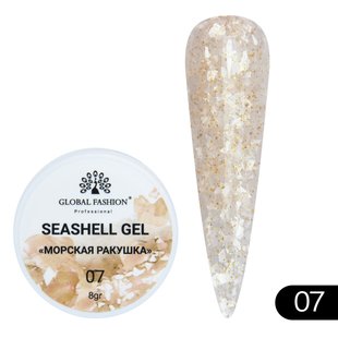 Гель для ногтей Seashell Gel "Морская ракушка" 8гр. №07