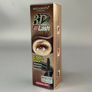 Тушь для ресниц с силиконовой щеточкой Meidaishiya 3D