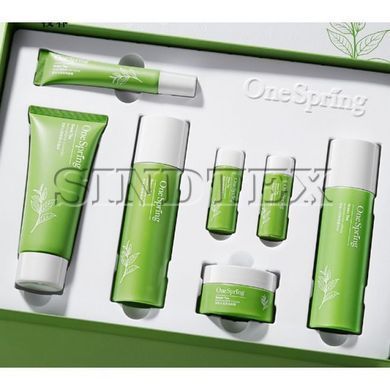 Подарочный набор OneSpring с экстрактом зеленого чая 7в1
