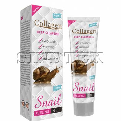 Пилинг-гель с муцином улитки Collagen Deep Cleansing Snail Peeling Gel, 100мл