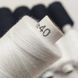 Набор черных и белых ниток 40/2 100 полиэстер 200м