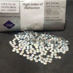 SS20 термоклеевые стразы дмс (dmc Китай) col Crystal AB