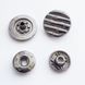 Кнопка Таблетка - 17мм Блэк никель 50шт. Нержавейка (108917)