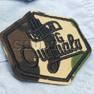Термоаппликация, нашивка на одежду 5х6см U.S.Army