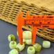 (20 гр) Намистини пластик бочонок 11х12 мм, - жовтий