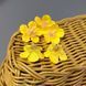 Искусственный цветок вишни 3 см - желтый