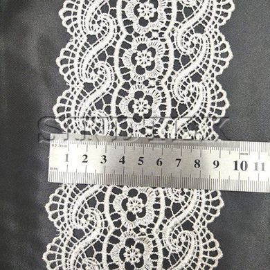 Мереживо макраме Sindtex 9см (20 м) Колір білий (27-Y11487-1)
