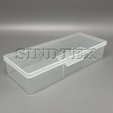 Пластикова упаковка 19x7.5x3.5 см (контейнер, органайзер) для рукоділля та шиття