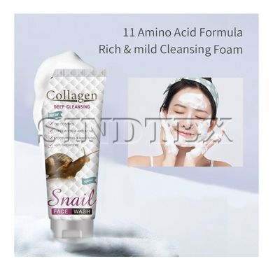 Пінка для вмивання Collagen Snail Deep Cleansing, 100мл