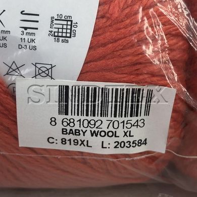 Пряжа Gazzal &ndash; Baby Wool XL колір 819