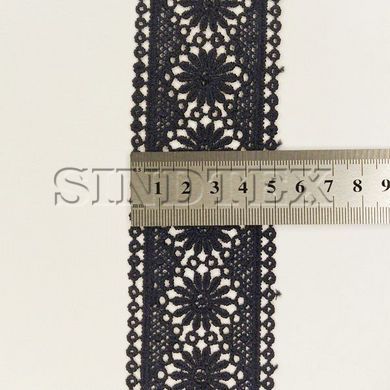 Мереживо макраме Sindtex 5 см (20 м) колір-синій темний (20-Y10489-2)