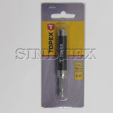 Тримач насадок TOPEX 1/4" 80 мм (39D341)