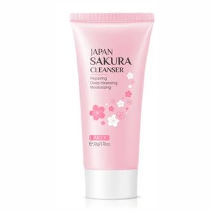 Пінка для вмивання з екстрактом сакури Laikou Japan Sakura Cleanser, 50мл