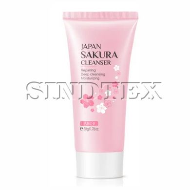 Пенка для умывания с экстрактом сакуры Laikou Japan Sakura Cleanser, 50мл