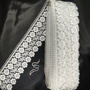Мереживо макраме Sindtex 7.5 см (20 м) Колір - Білий (25-F1375E1-1)