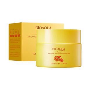 Відновлюючий крем для обличчя з екстрактом кореня куркуми Bioaqua, 60г