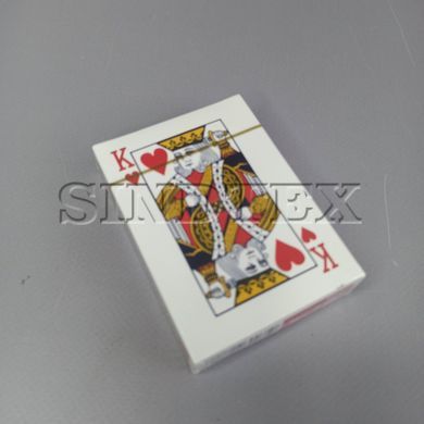 Карты игральные 1 колода 54 карты, пластиковое покрытие