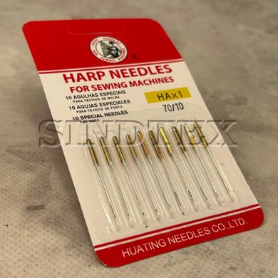 Иглы для бытовых швейных машин "Harp Needles" №70 -10 шт