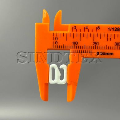 10 шт. - Белый 0,6 см регулятор (МЕТАЛЛ) для бретелей бюстгальтера (застежка)