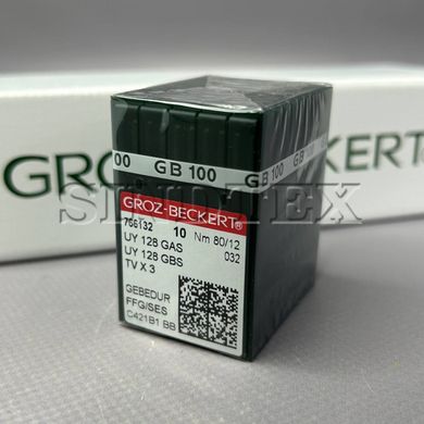 Иглы для плоскошовных машин Groz Beckert UY 128GAS GEBEDUR №80