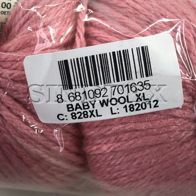 Пряжа Gazzal – Baby Wool XL колір 828 Персиковий