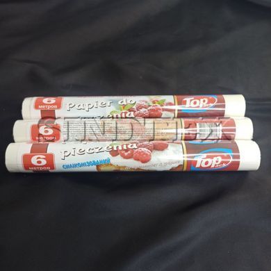 Пергамент для випічки силіконізований білий 29см 6м (POL) Top Pack
