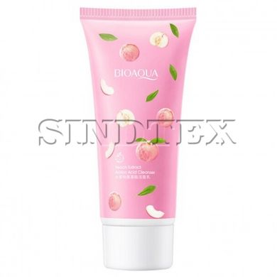 Пенка для умывания с экстрактом персика Bioaqua Peach Acid Cleanser, 100мл